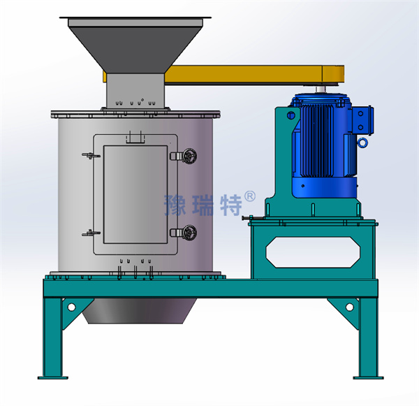 粉碎機正視圖